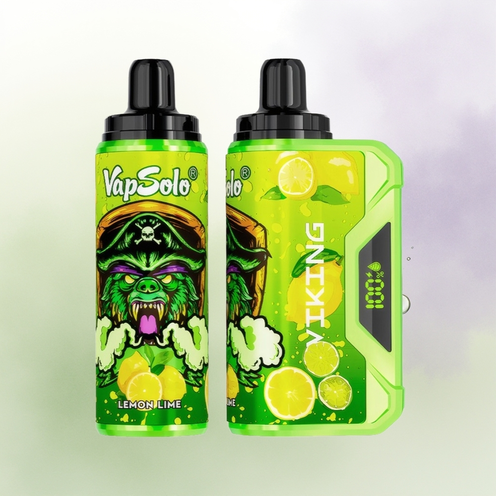 VapSolo VIKING 12000 Puffs Citrons Laims 22ml Type-C