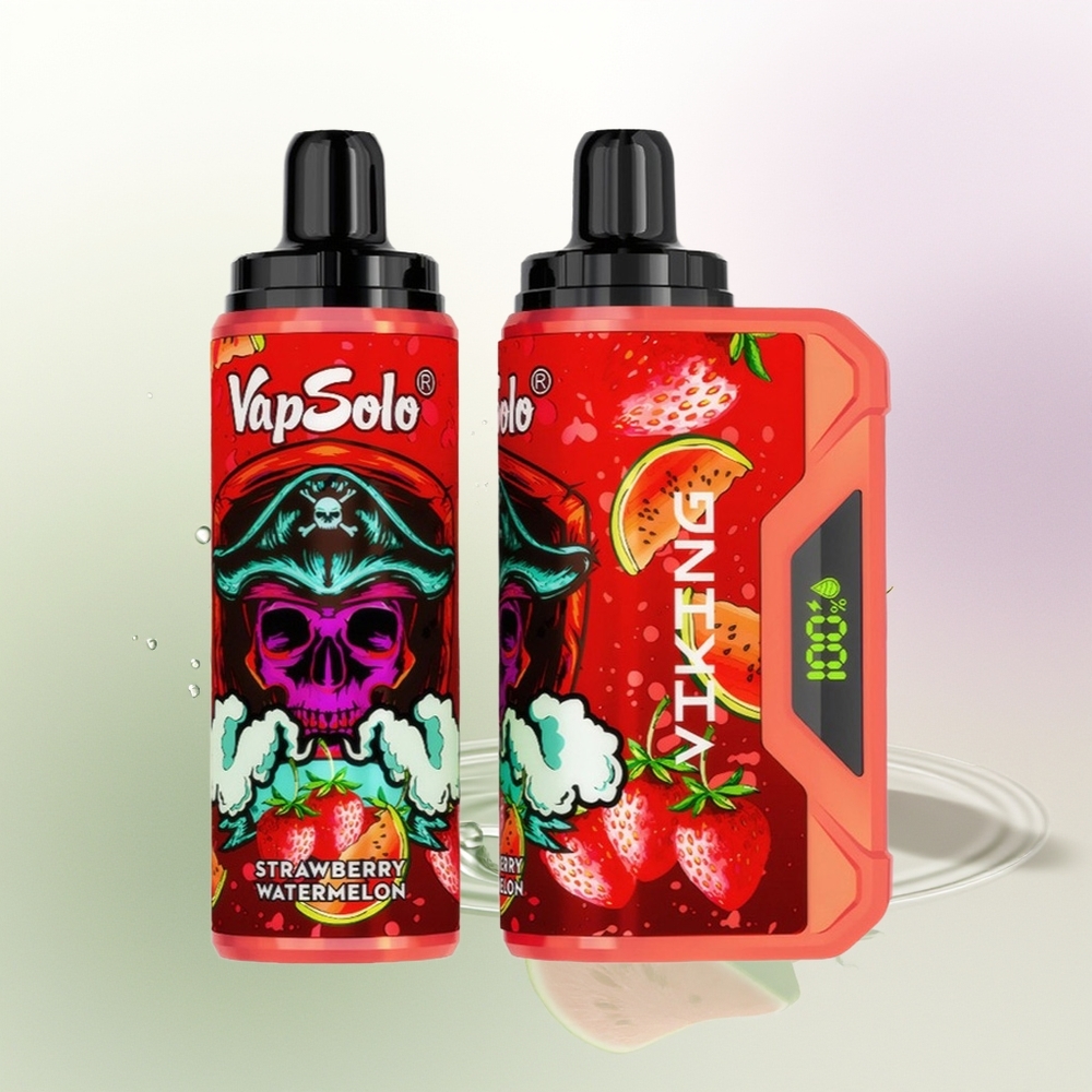 VapSolo VIKING 12000 Puffs Zemeneņu Arbūzs 22ml Type-C