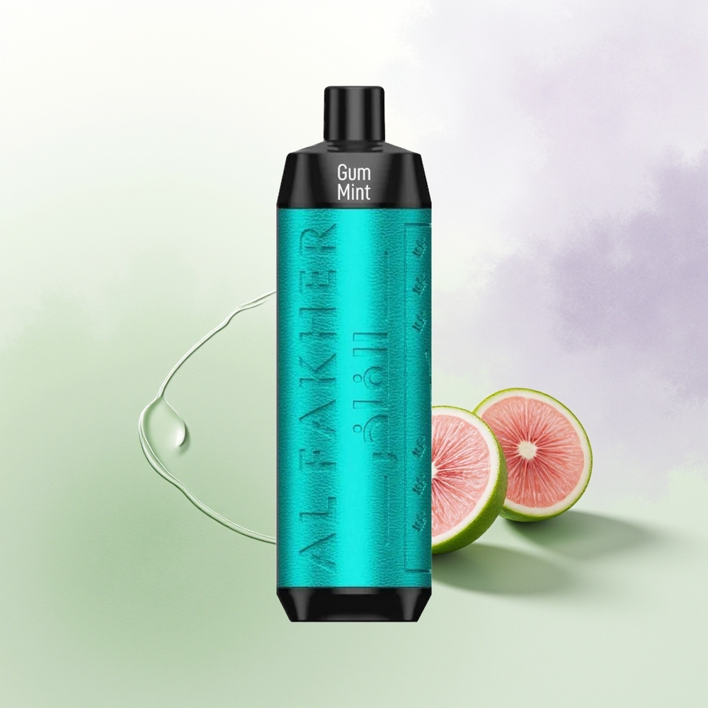 Al Fakher Crown Bar 8000 Kristāls Vienreizējās Lietošanas Vape Smilšu Mētra 18ml USB-C