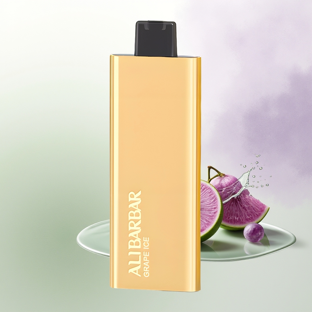 Alibarbar Pandora 7000 Pūšu Vīnogu Ledus Vienreizējās Lietošanas Vape 17 ml