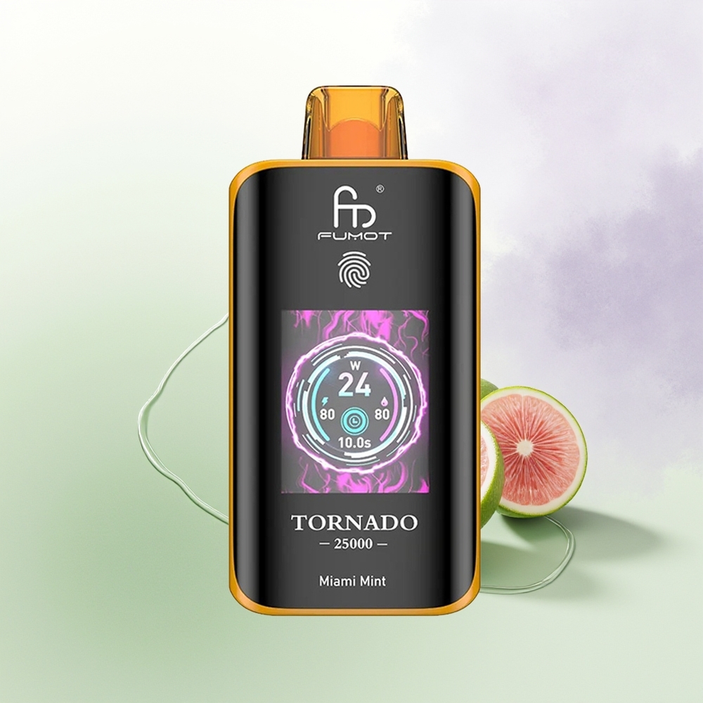 Fumot Tornado 25000 Pūšu Miami Mētra 20ml 700mAh