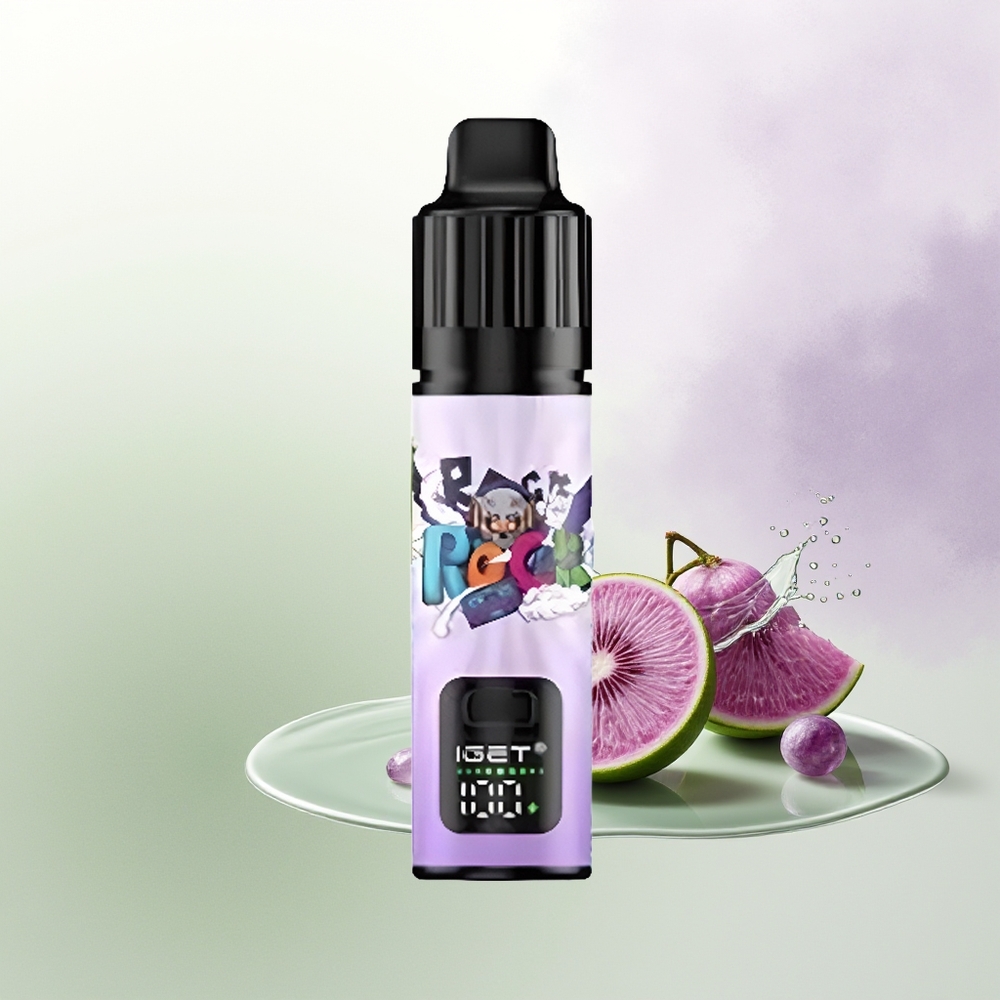IGET BAR PLUS S3 POD 10000 Pūšu S3 POD Vīnoga Ledus Vienreizējās Lietošanas Vape 5% Nikotīna 950 mAh