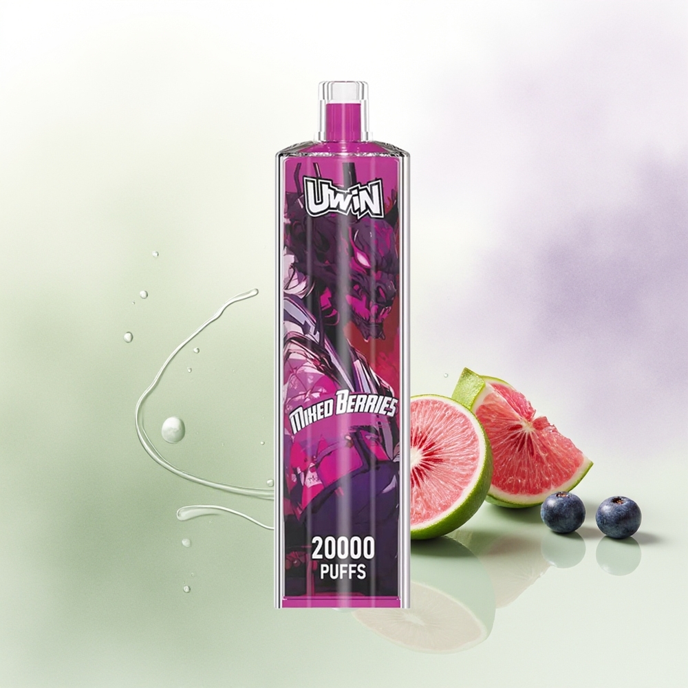 UWIN Shisha Hookah Crystal 20000 Puffu Jauktās Ogles Mesh Coil