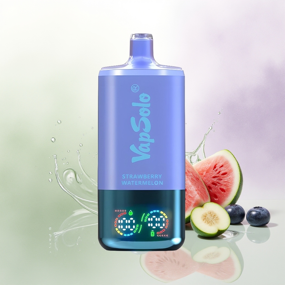 VapSolo Triple 30000 Pūšas Zemeņu Arbūzs & Zilenes Ledus