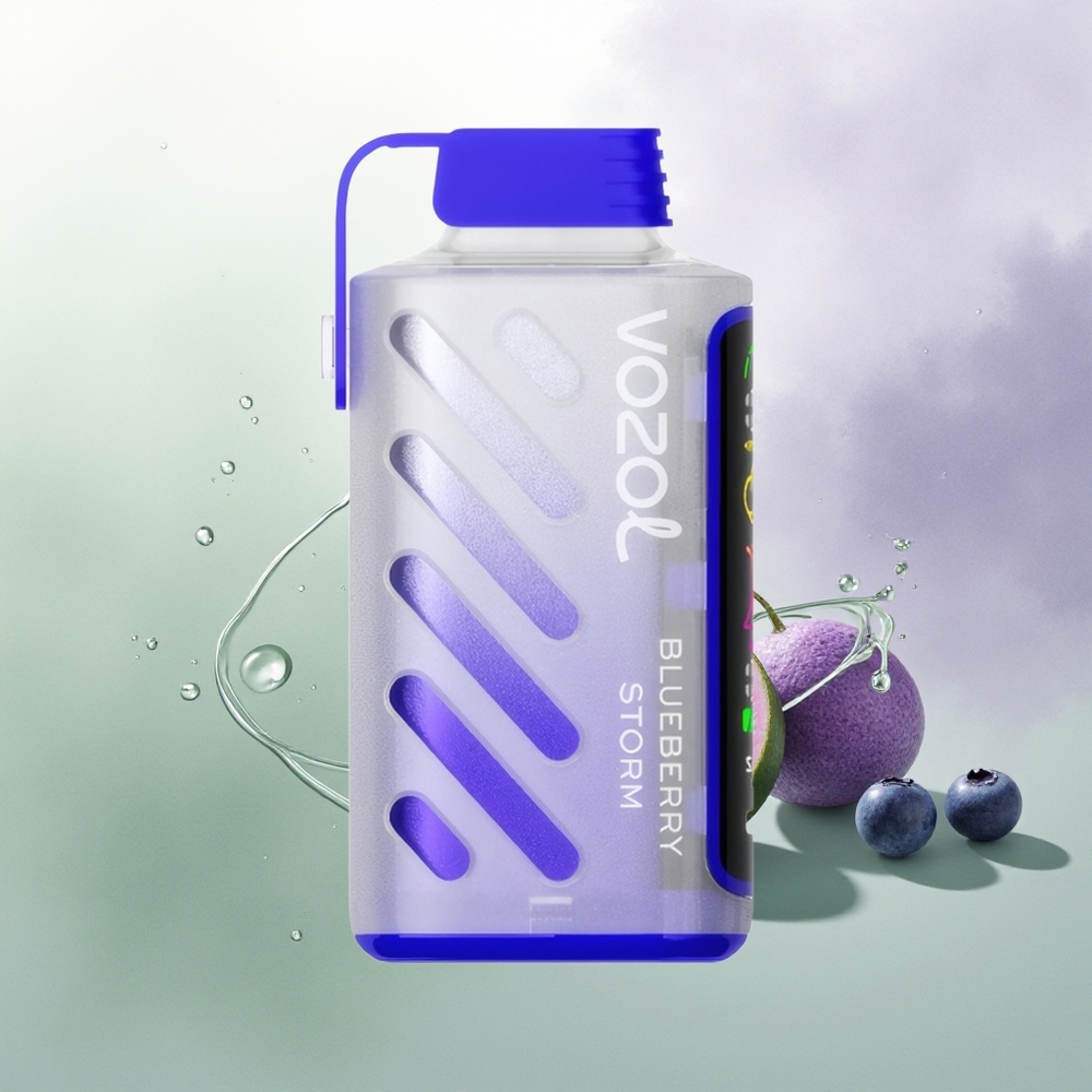 VOZOL Gear Power 20000 Pūšu Zilā Gaisma Vienreizējās Lietošanas Vape Dual Mesh Coil Full Screen Display