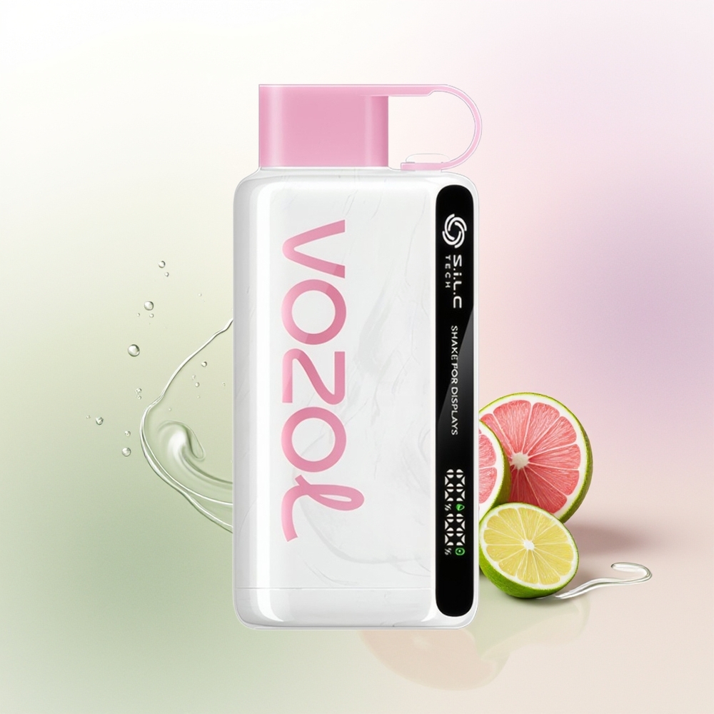 VOZOL STAR 9000/12000 Pūšu Rozes Citronāde S.i.L.C TECH un 650mAh