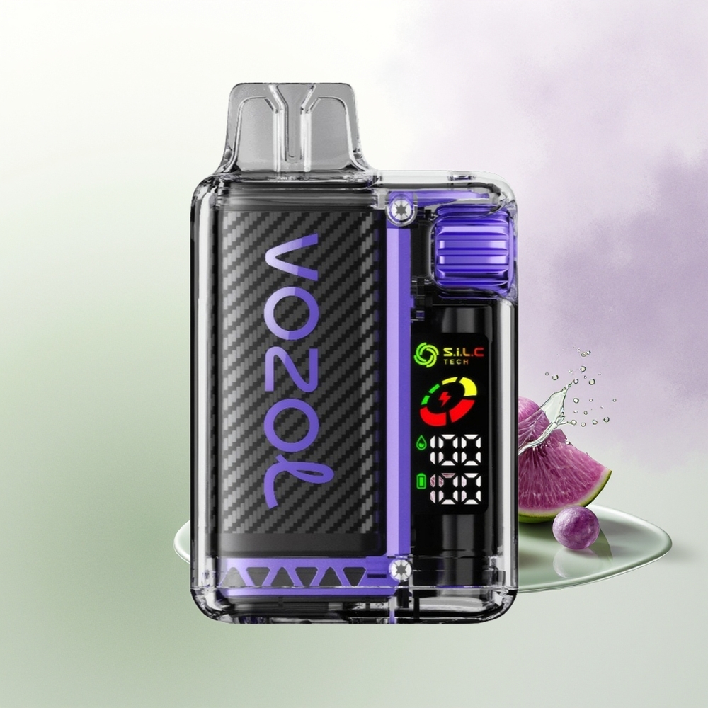 VOZOL Vista 20000 Puffs Uzstādāmā Baterija 650mAh Vīnogu Ledus Vienreizējās Lietošanas Vape